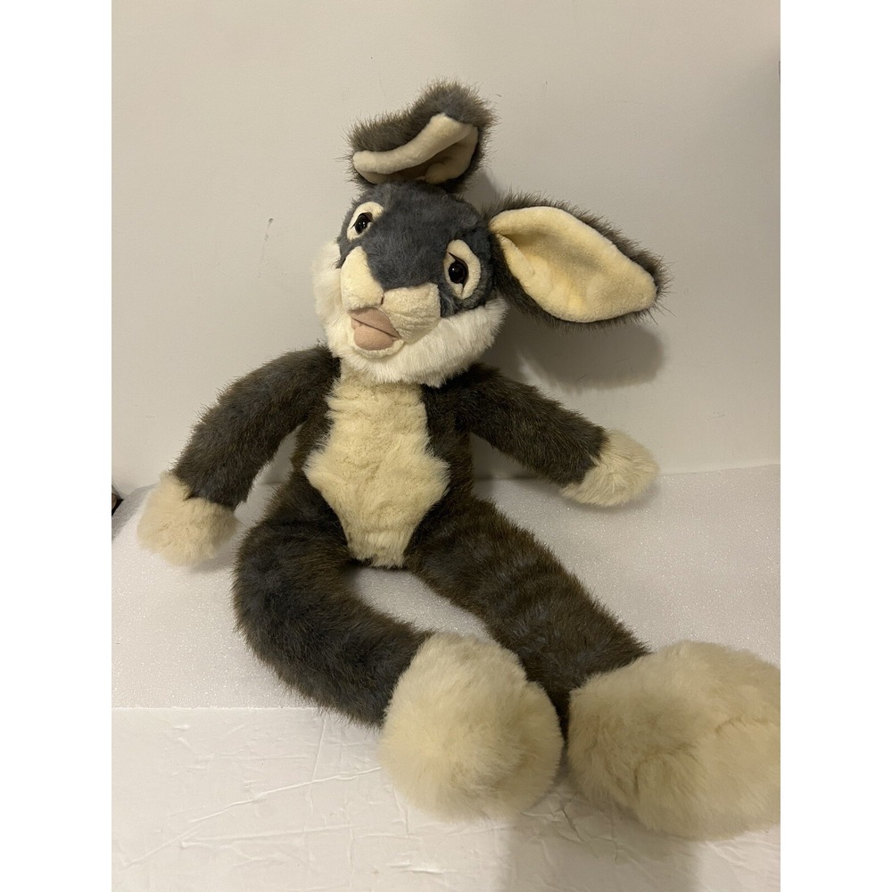 22" VINTAGE ENESCO Rare BUNNY RABBIT STUFFED ANIMAL PLUSH Long‎ Legs